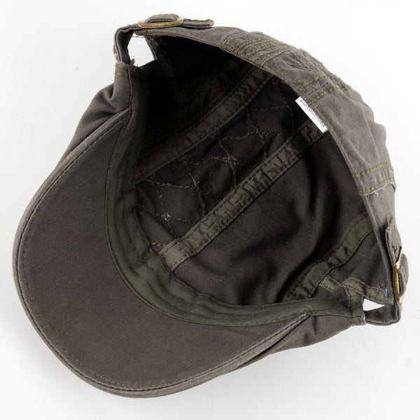 Adjustable Men's Flat Cap