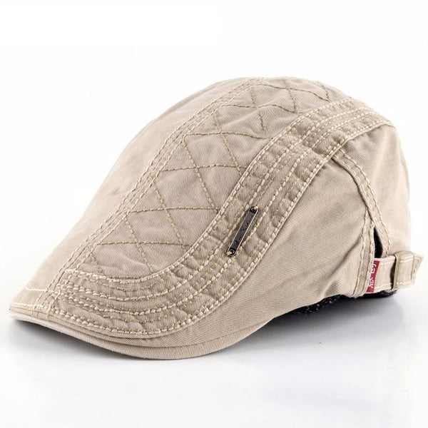 Adjustable Men's Flat Cap