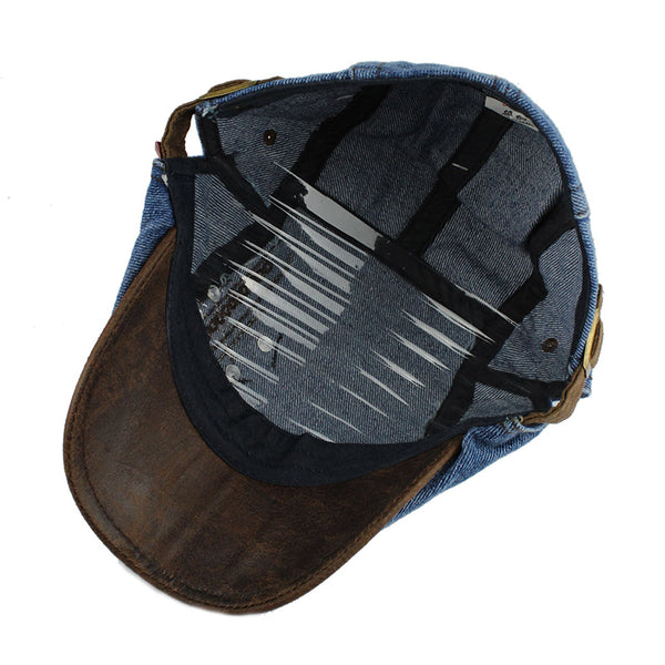 Washed Denim Cap