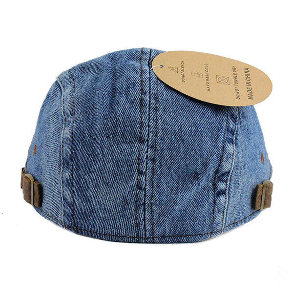 Washed Denim Cap
