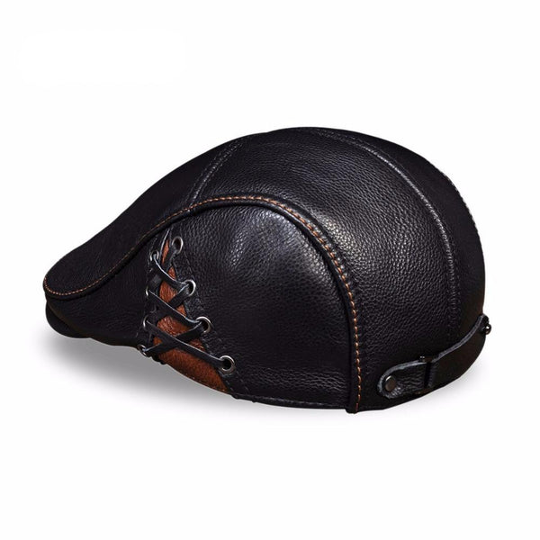 Genuine Leather Cap