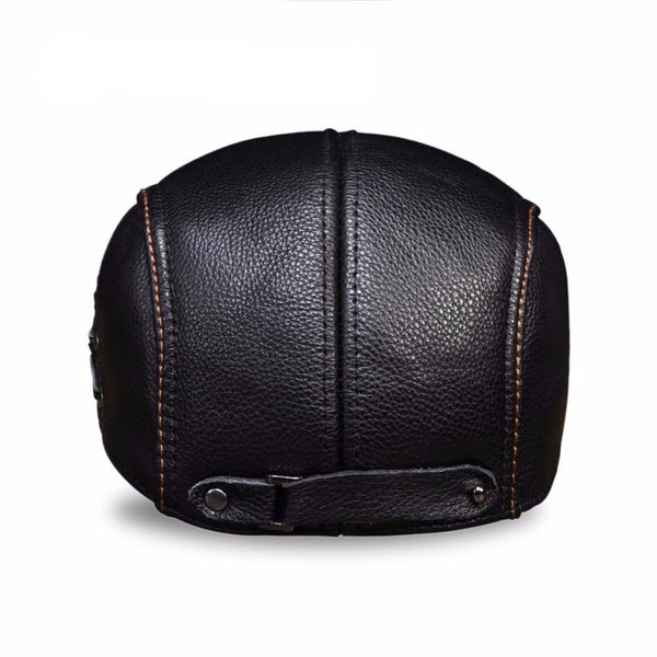 Genuine Leather Cap