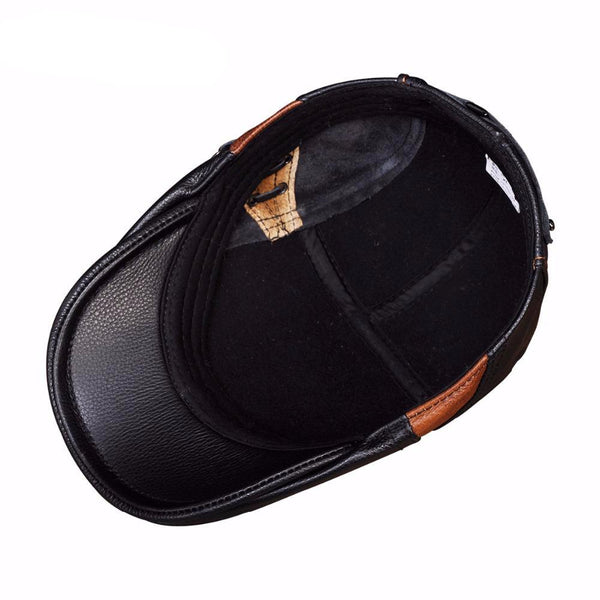 Genuine Leather Cap
