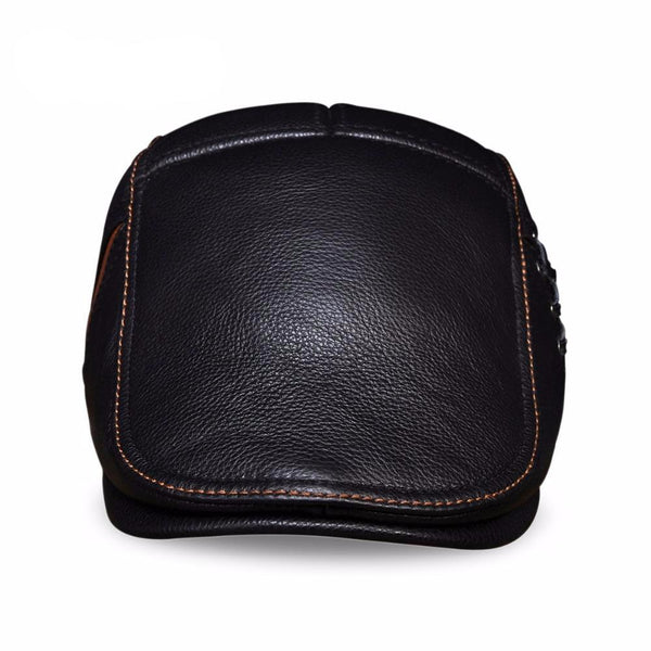 Genuine Leather Cap
