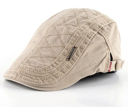 Adjustable Men's Flat Cap