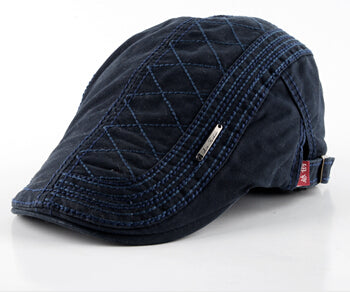 Adjustable Men's Flat Cap