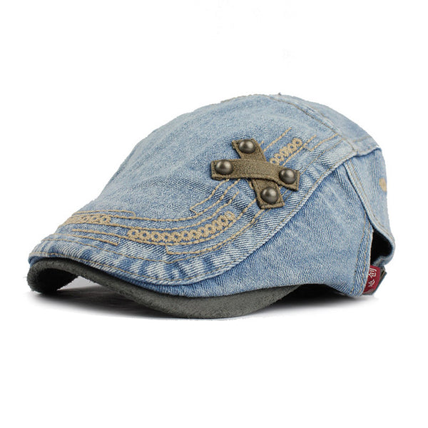 Washed Denim Cap