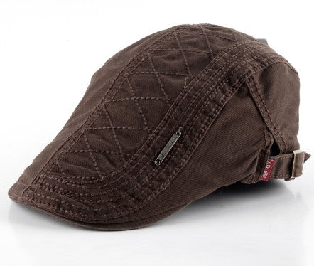Adjustable Men's Flat Cap