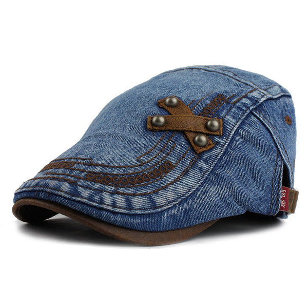 Washed Denim Cap