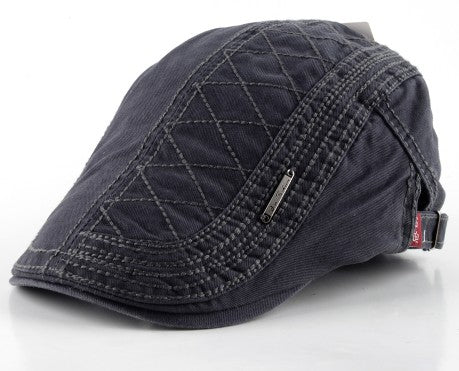 Adjustable Men's Flat Cap