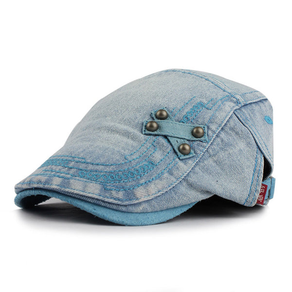 Washed Denim Cap