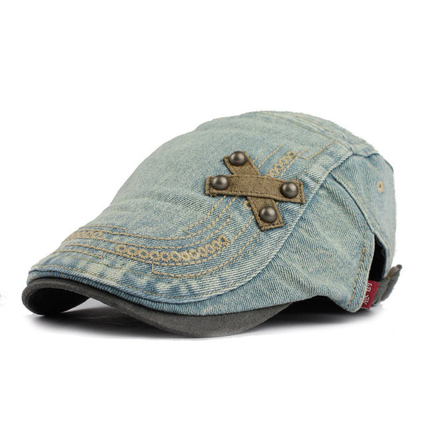 Washed Denim Cap