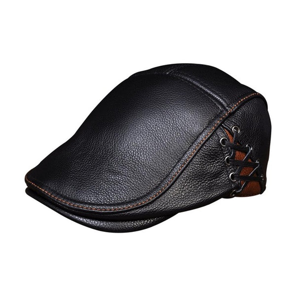 Genuine Leather Cap