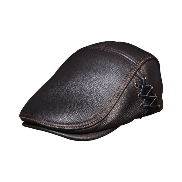 Genuine Leather Cap